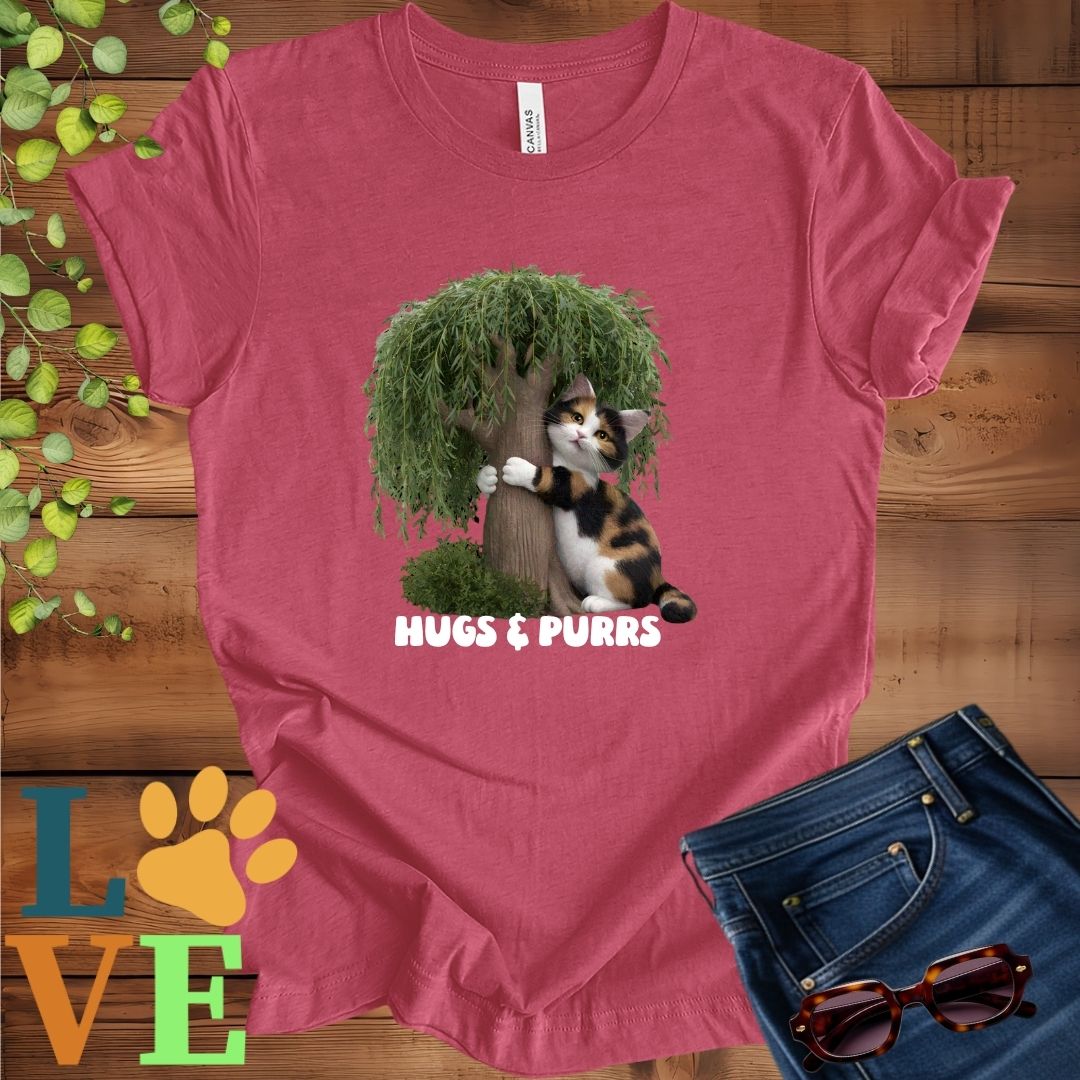 Calico Cat Tree Hugger Tee
