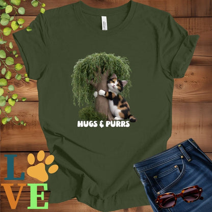 Calico Cat Tree Hugger Tee