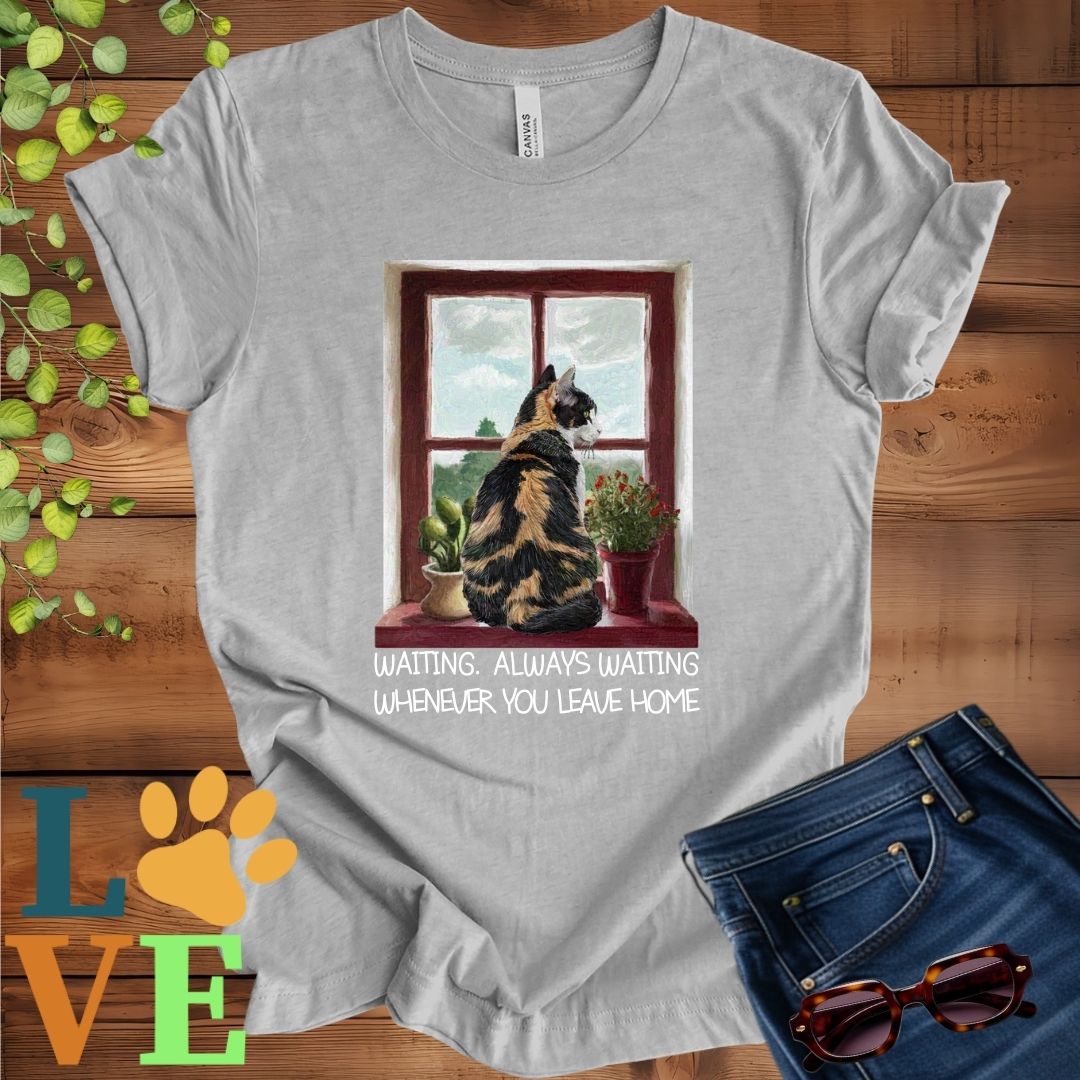 Calico Cat Waiting Tee