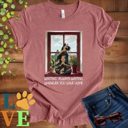 Calico Cat Waiting Tee
