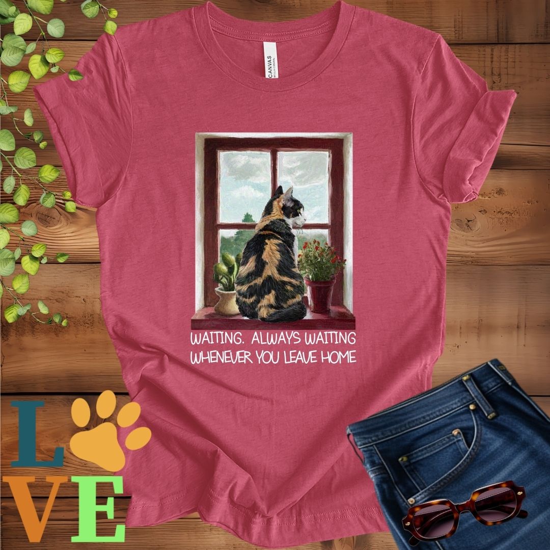 Calico Cat Waiting Tee