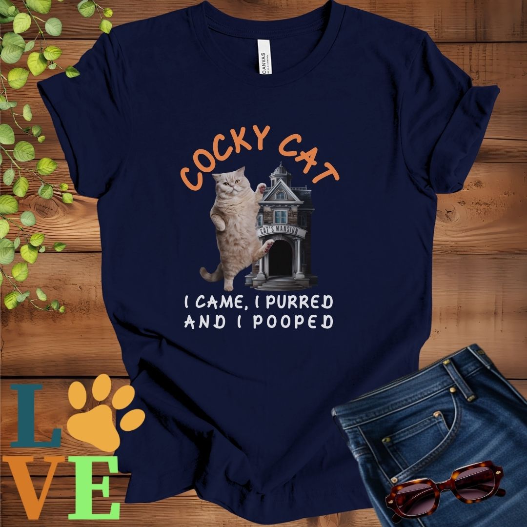 Cocky British Shorthair Tee