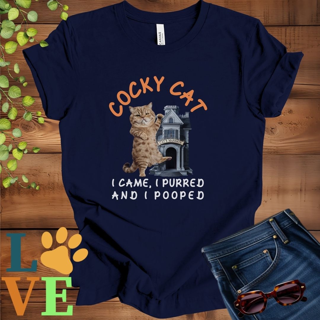 Cocky Exotic Shorthair Tee