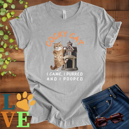 Cocky Ginger Cat Tee