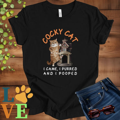 Cocky Ginger Cat Tee