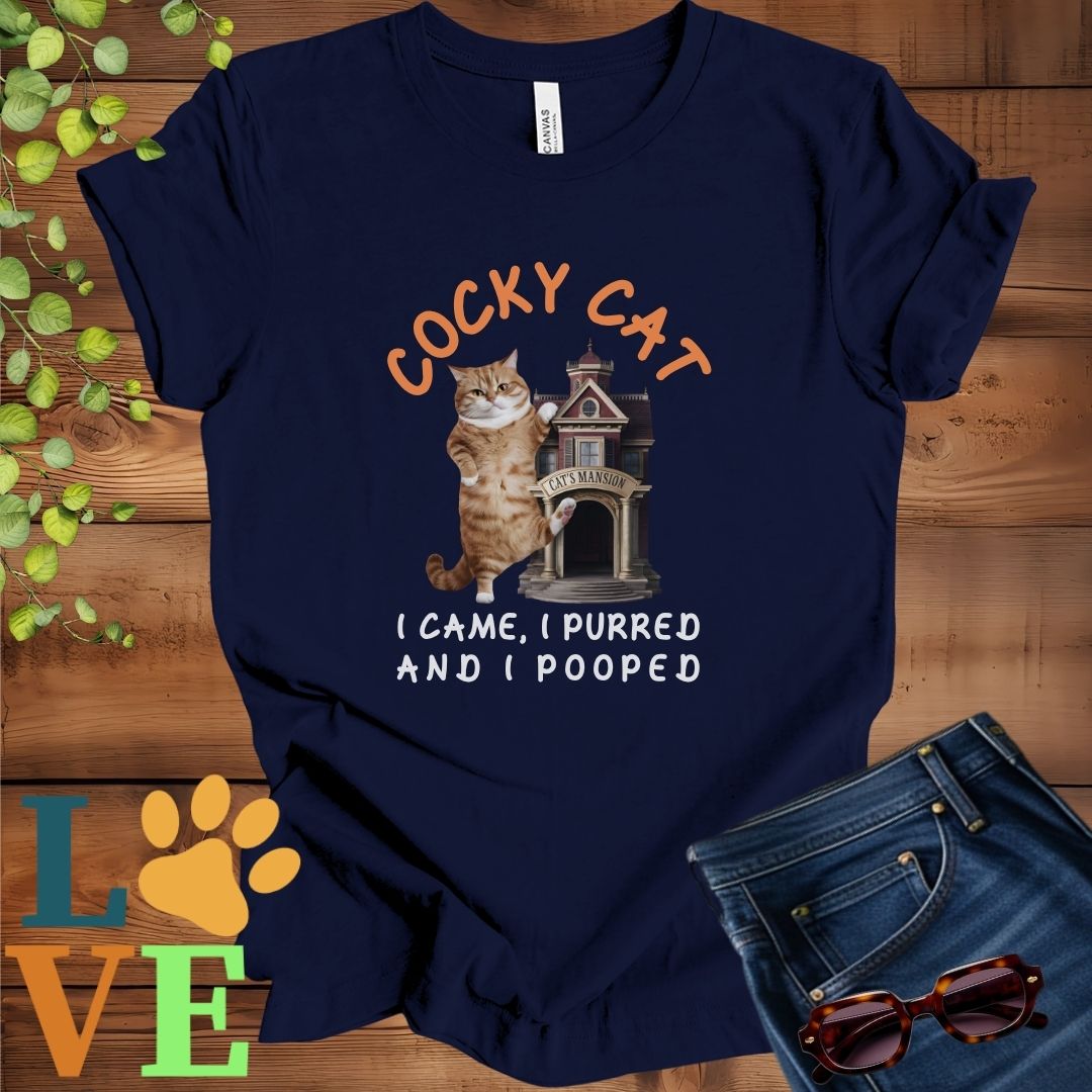 Cocky Ginger Cat Tee