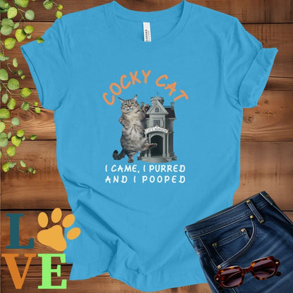 Cocky Maine Coon Tee