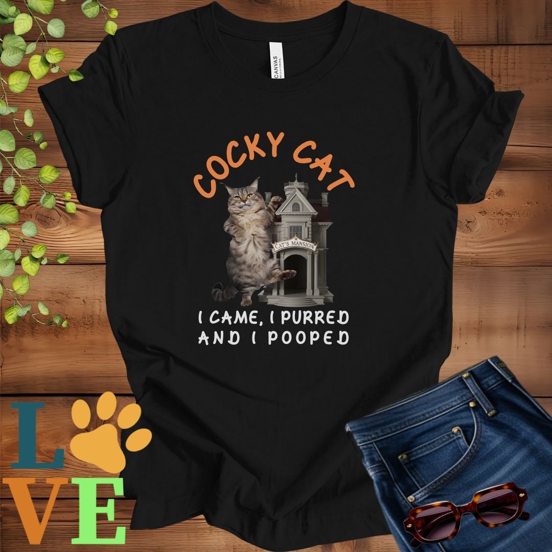 Cocky Maine Coon Tee