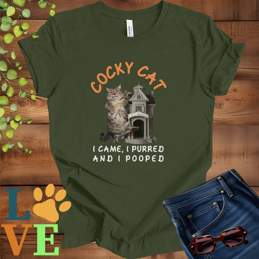 Cocky Maine Coon Tee