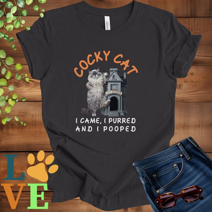 Cocky Ragdoll Tee
