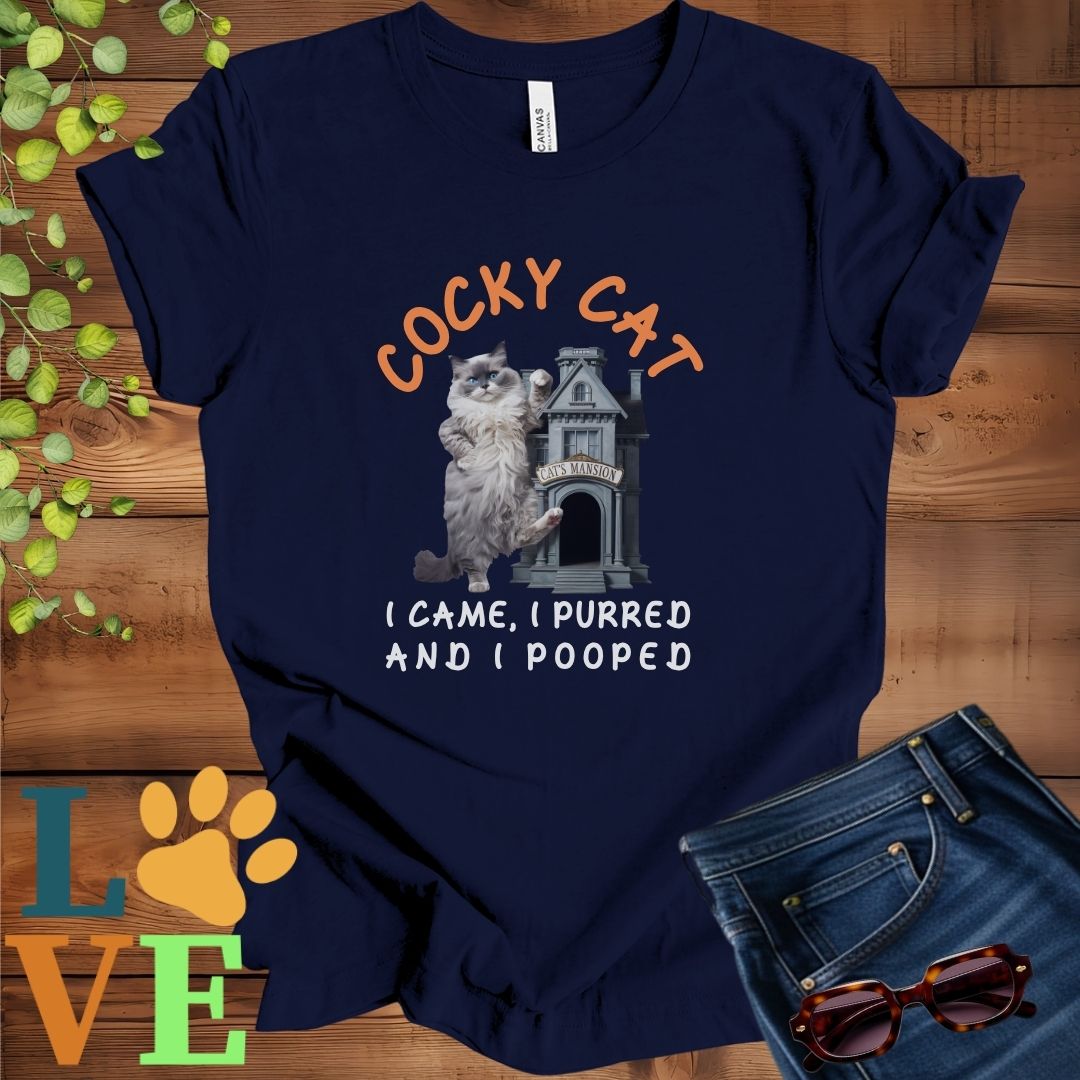 Cocky Ragdoll Tee