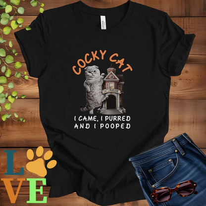 Cocky Scottish Fold Tee
