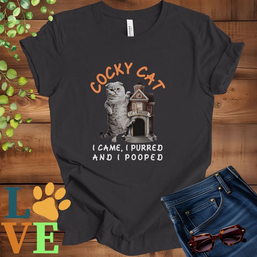 Cocky Scottish Fold Tee