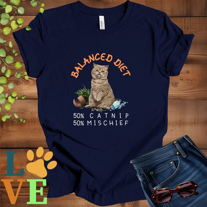 Exotic Shorthair Balanced Diet Tee