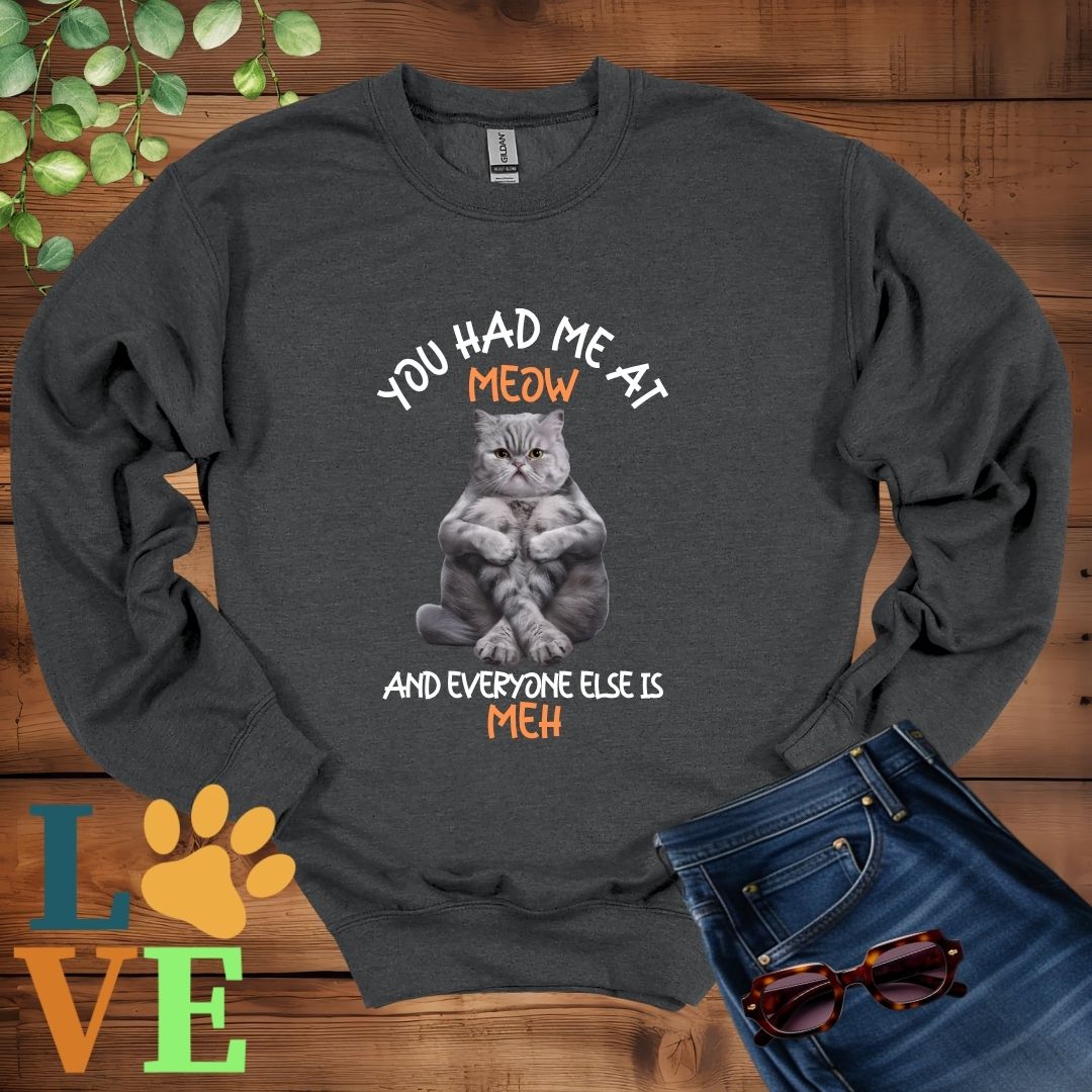 Exotic Shorthair Meow Sweatshirt