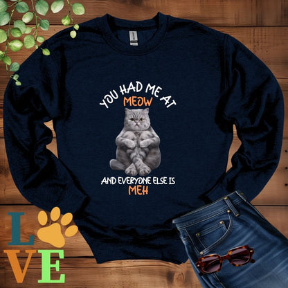 Exotic Shorthair Meow Sweatshirt