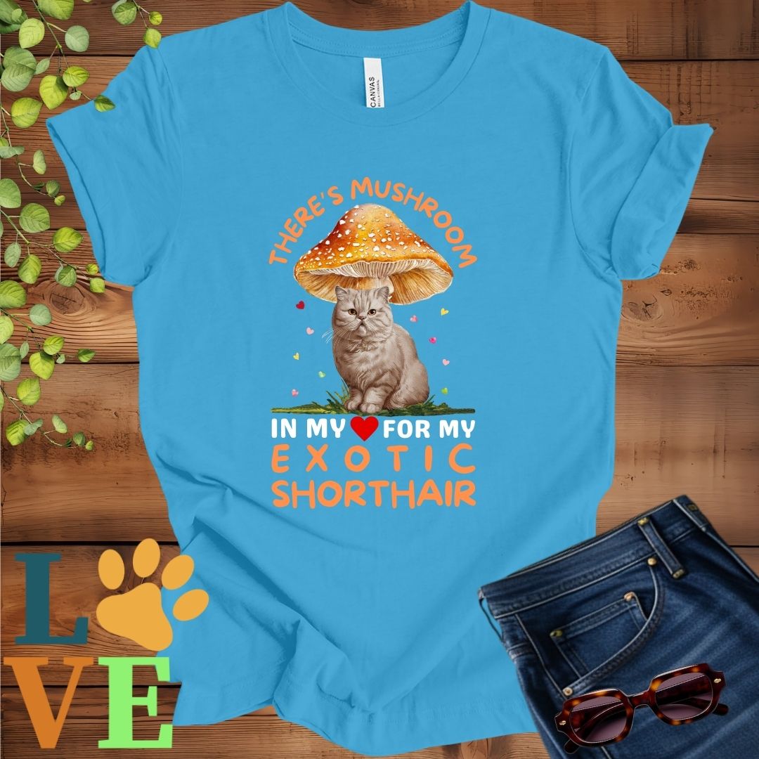Exotic Shorthair Mushroom Tee