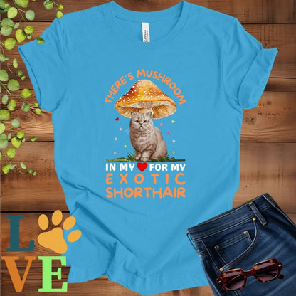 Exotic Shorthair Mushroom Tee
