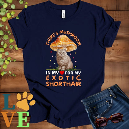 Exotic Shorthair Mushroom Tee