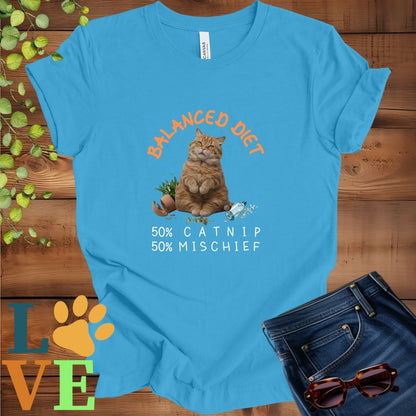 Ginger Cat Balanced Diet Tee