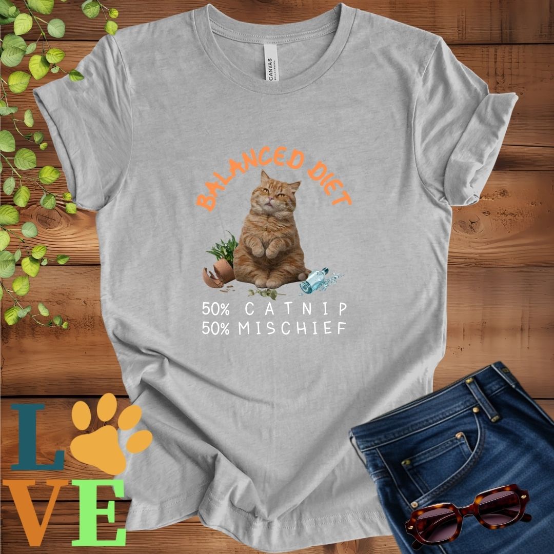 Ginger Cat Balanced Diet Tee