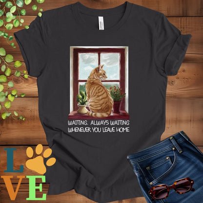 Ginger Cat Waiting Tee