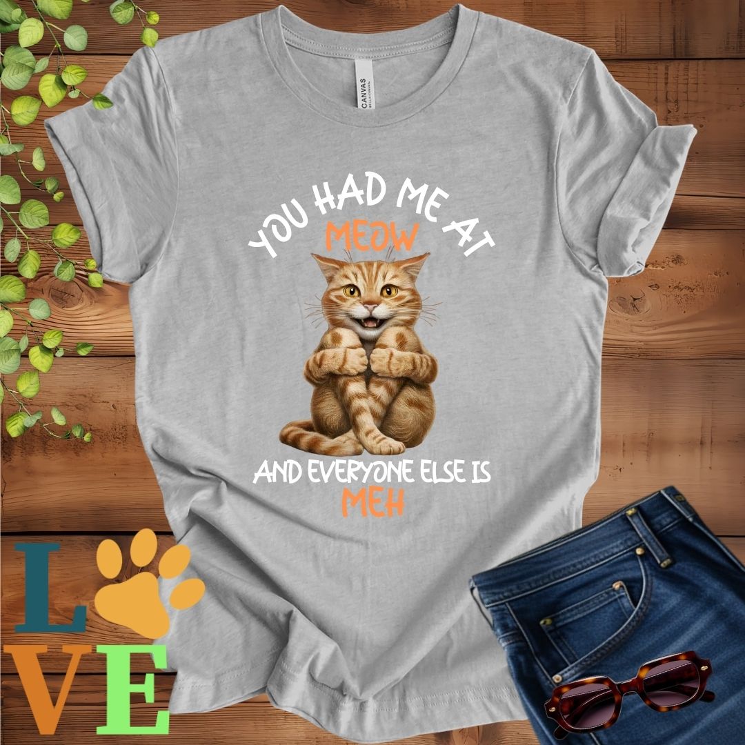 Ginger Cat Meow Tee