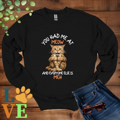 Ginger Cat Meow Sweatshirt