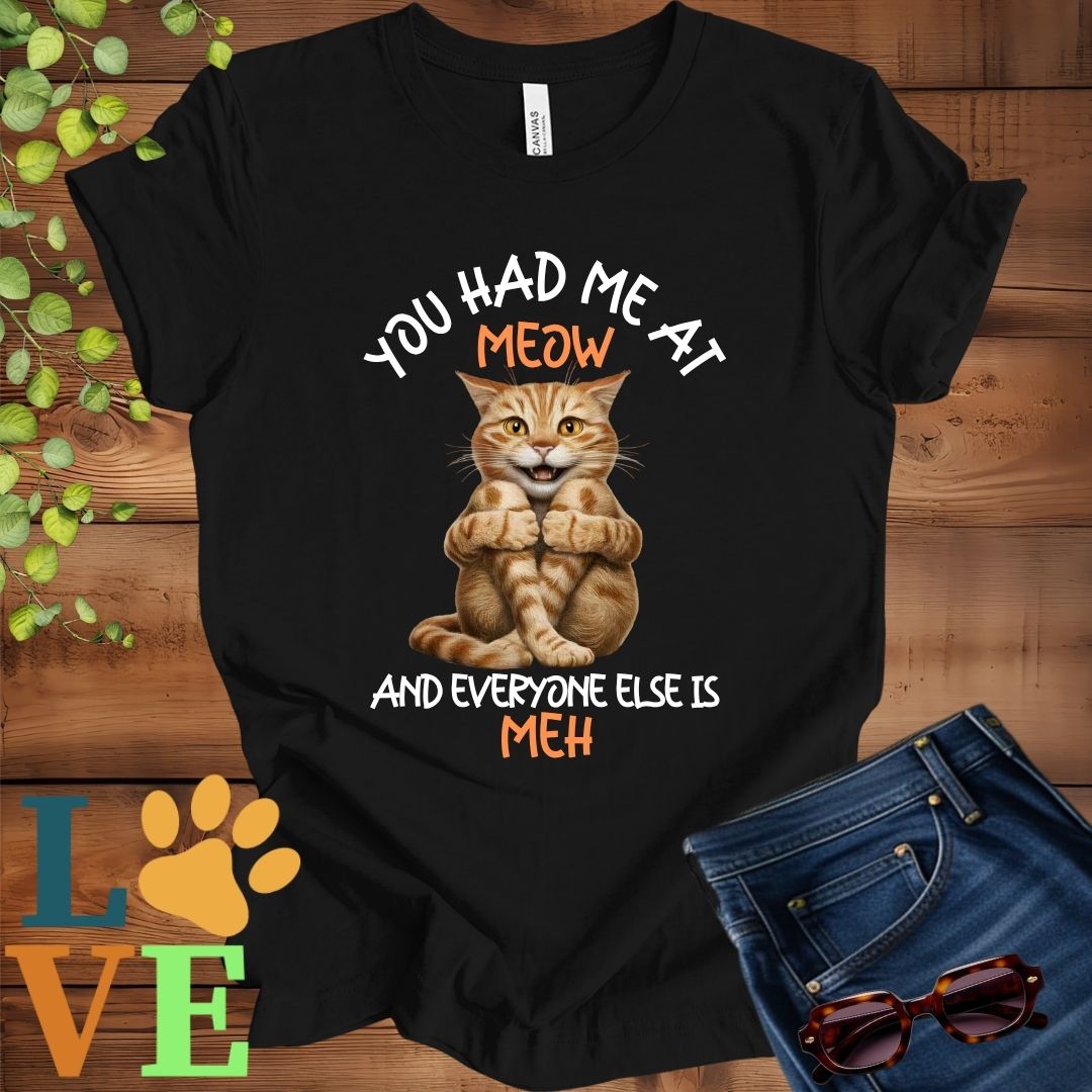 Ginger Cat Meow Tee