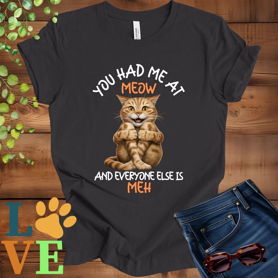 Ginger Cat Meow Tee