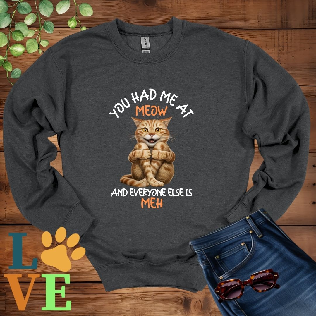 Ginger Cat Meow Sweatshirt