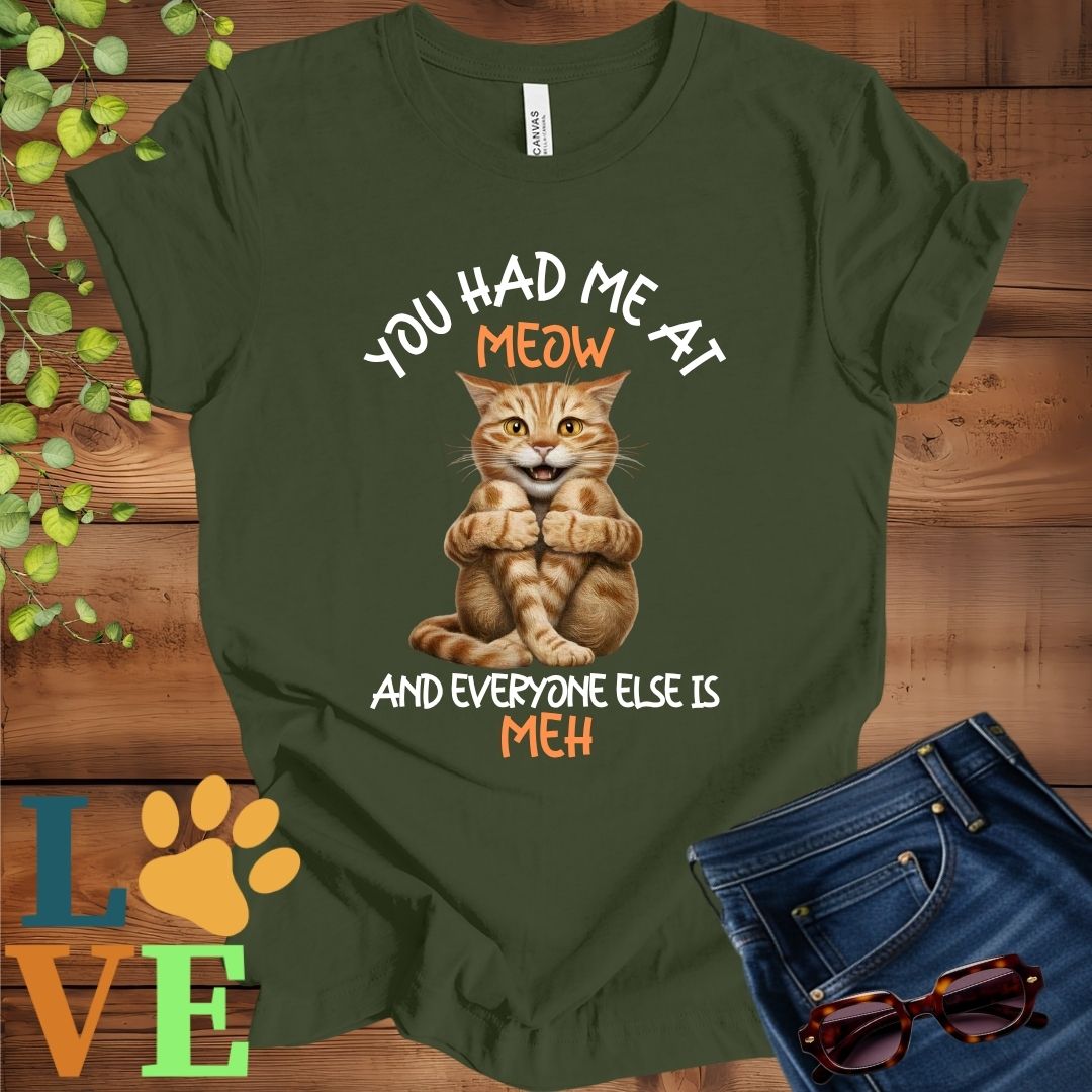 Ginger Cat Meow Tee