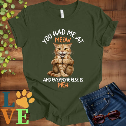 Ginger Cat Meow Tee