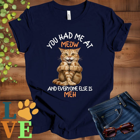 Ginger Cat Meow Tee