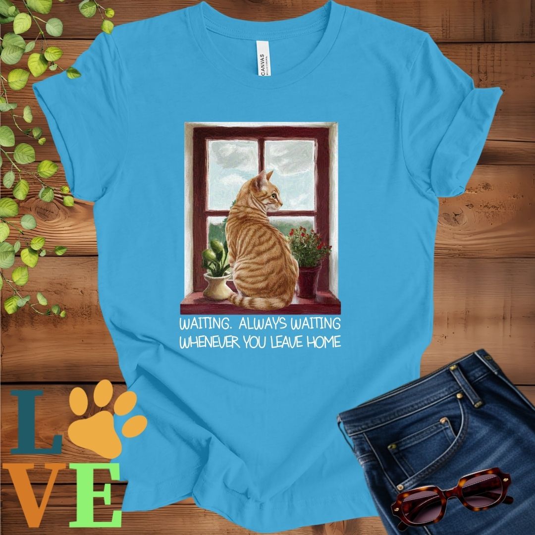 Ginger Cat Waiting Tee
