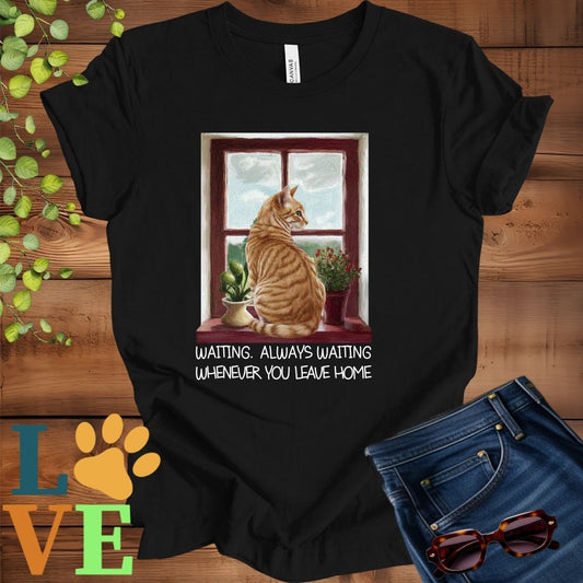Ginger Cat Waiting Tee