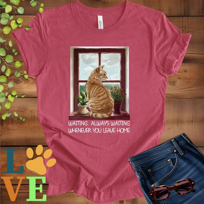 Ginger Cat Waiting Tee