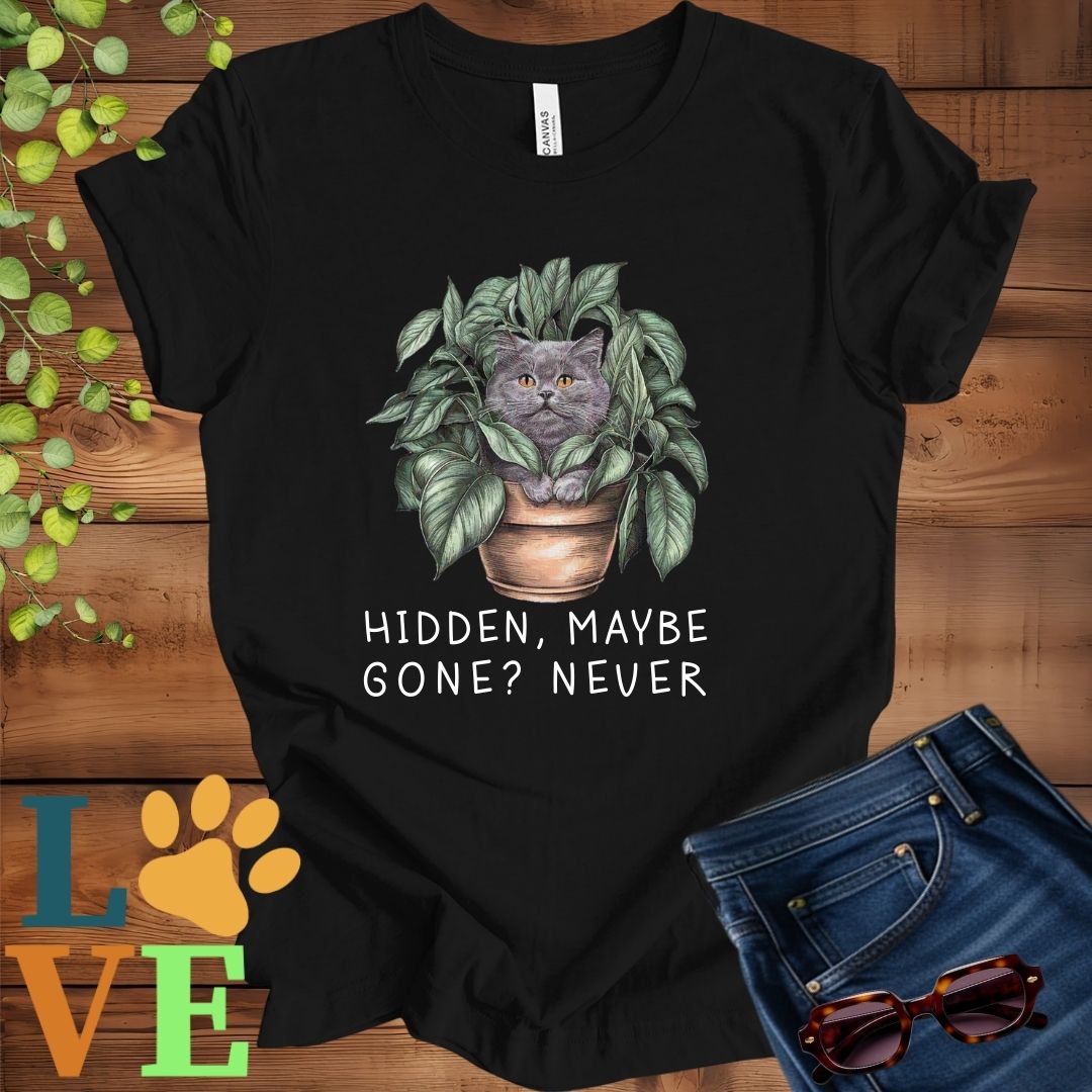 Gray British Shorthair Hidden Tee