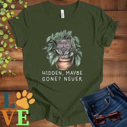 Gray British Shorthair Hidden Tee