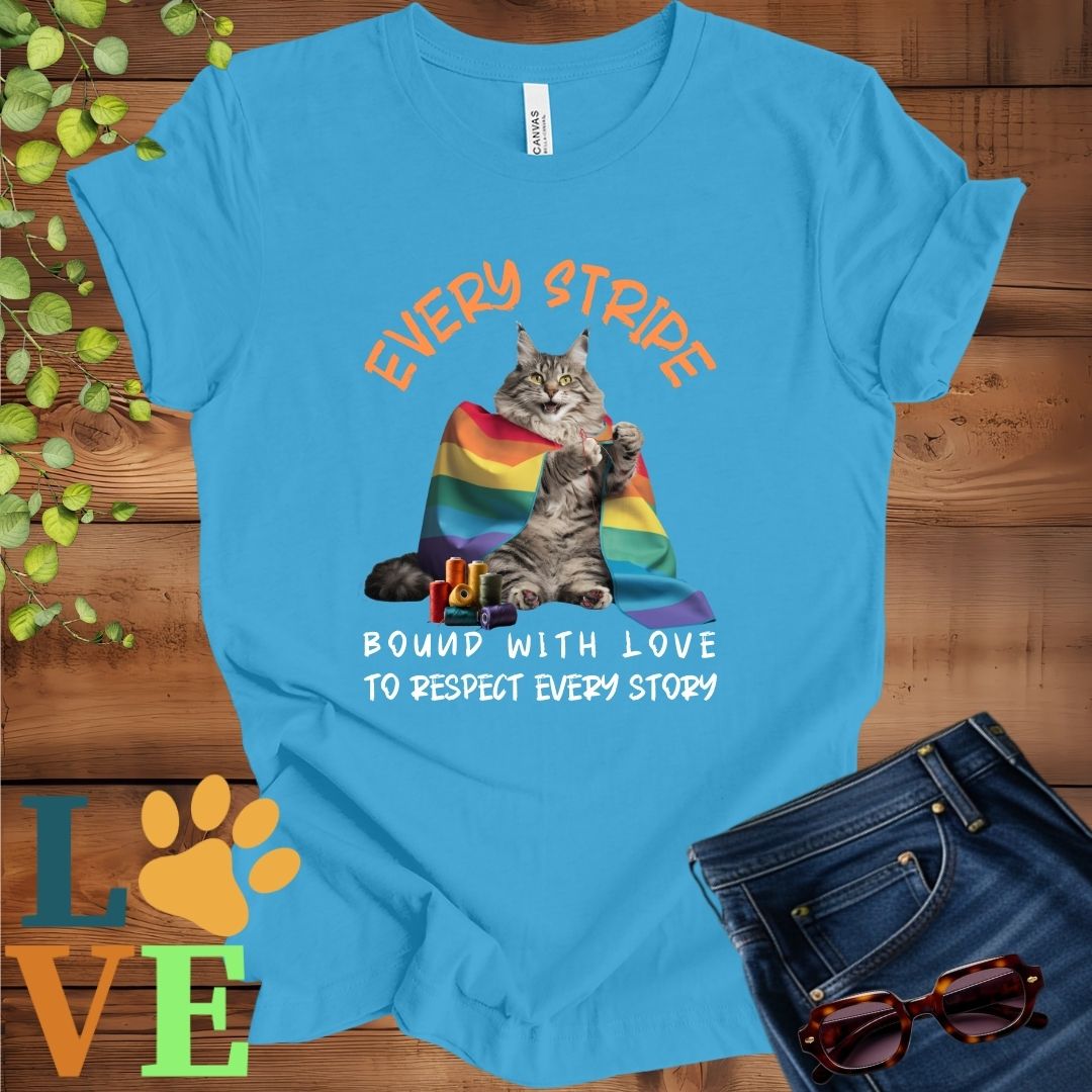 Maine Coon LGBTQ+ Flag Tee