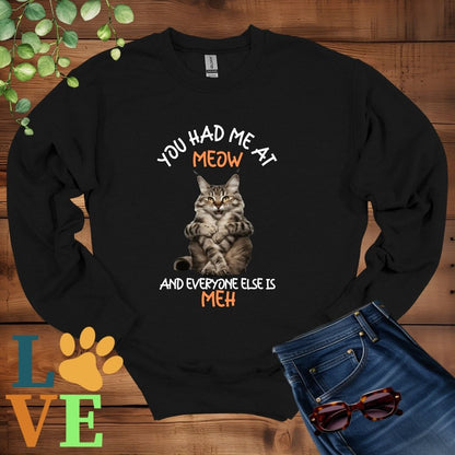 Maine Coon Meow Sweatshirt
