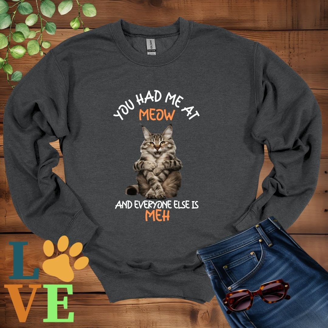 Maine Coon Meow Sweatshirt