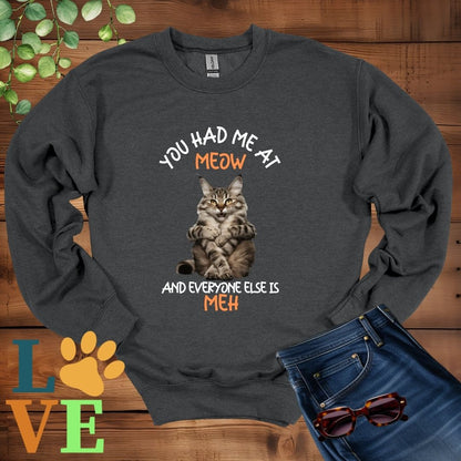 Maine Coon Meow Sweatshirt