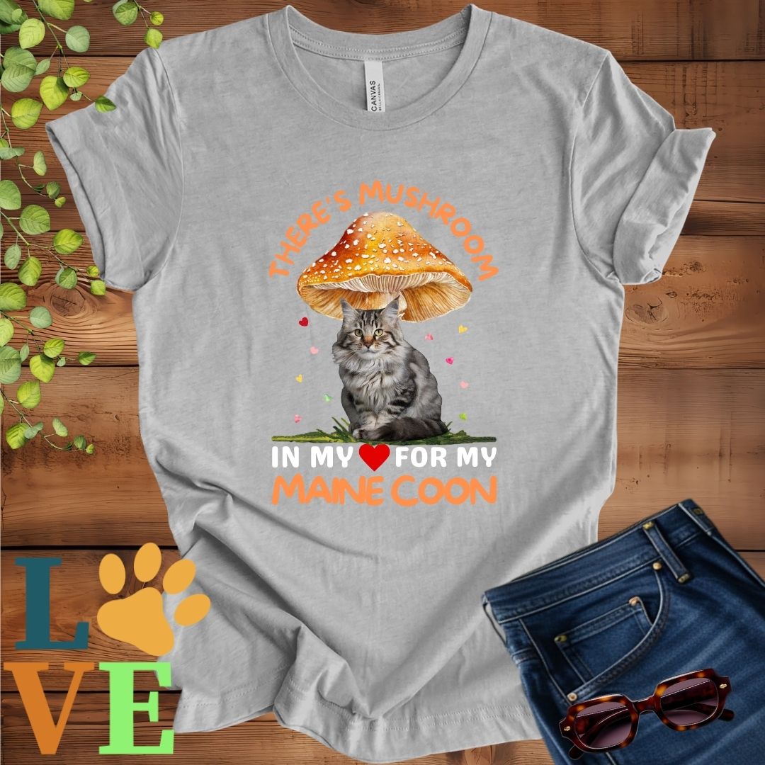 Maine Coon Mushroom Tee