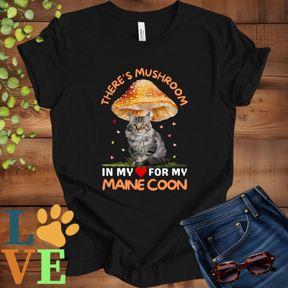 Maine Coon Mushroom Tee