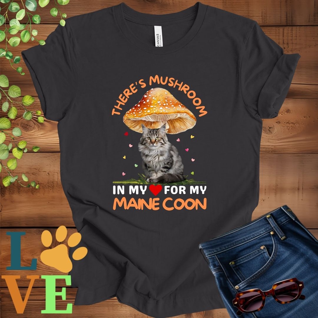 Maine Coon Mushroom Tee