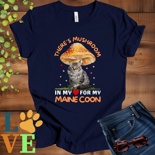 Maine Coon Mushroom Tee