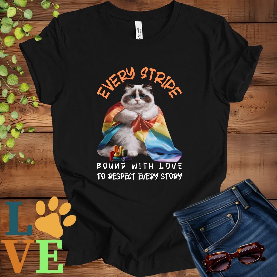 Ragdoll LGBTQ+ Flag Tee