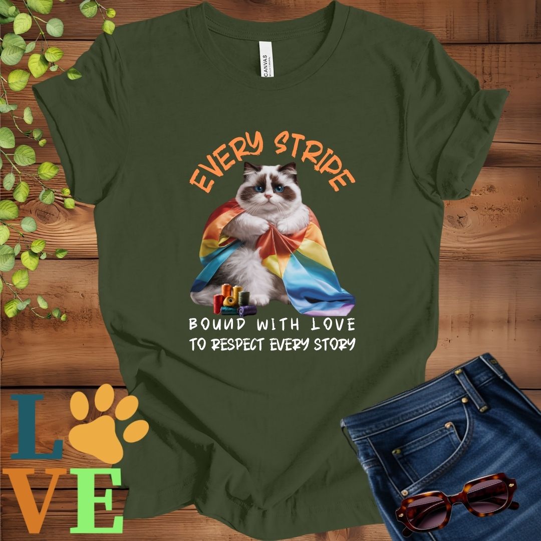 Ragdoll LGBTQ+ Flag Tee