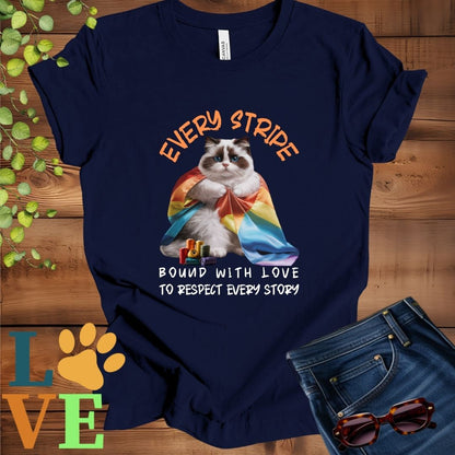 Ragdoll LGBTQ+ Flag Tee